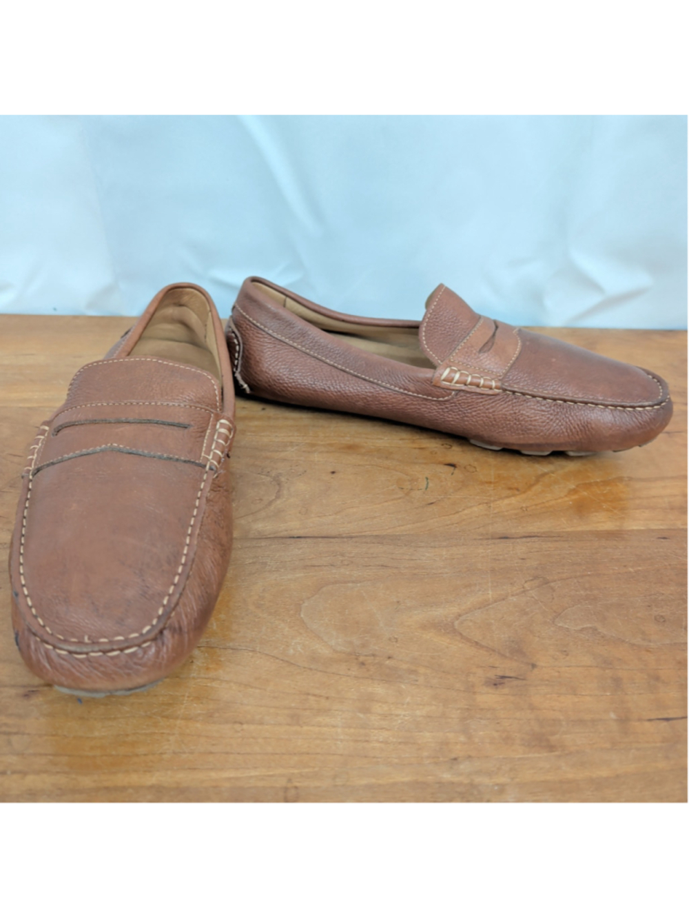 Men's 1901 Pebbled Leather Driving Moccasin Shoes 11